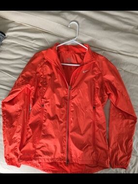 Nike Storm-Fit Windbreaker Running Jacket - Bright Orange - Women US Med - NWOT